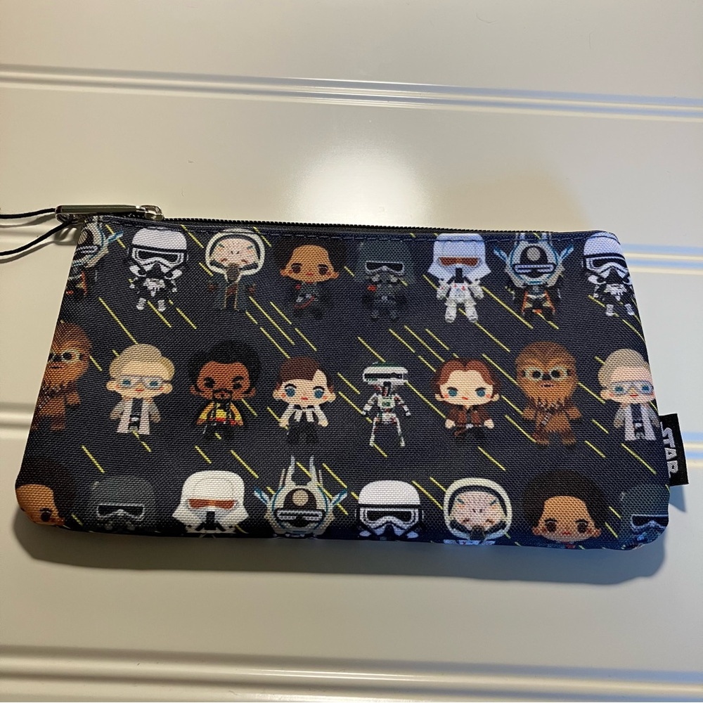 Loungefly Star Wars Chibi Zip Pouch - Cosmetic Coin Pencil bag - Picture 4 of 10